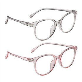 SLEEKEE Pack De 2 Lunettes Rondes
