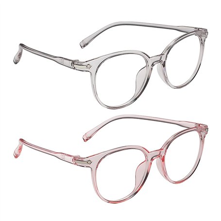 SLEEKEE Pack De 2 Lunettes Rondes