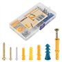 Lot de 100 vis de fixation pour tube d'expansion