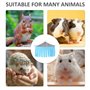 JTMKYO Lot de 2 hamacs pour cochon d'Inde avec 6 crochets - Petit animal - Grand accessoire de cage à cachette - Hamac en tissu 