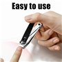 Kit de manucure professionnel 4 pièces - Coupe-ongles - Coupe-ongles - Coupe-ongles de précision - Coupe-ongles - Outils de manu