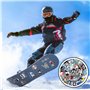 100 Autocollants Sur Le Thème Du Ski, Autocollants Graffitis De Dessins Animés, Autocollants Imperméables, Peuvent Être Utilisés