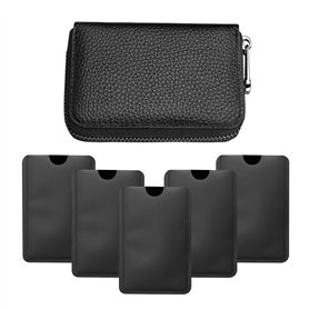 1 Porte-Cartes Anti-Démagnétisation Et 5 Porte-Cartes