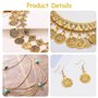 Boucles d'oreilles 1 Paire Et Bracelet 1 Pièce