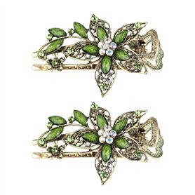 2 Fleurs Clip À Cheveux