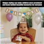 NYGGTYK Bannière De 1 an Et Chapeau d'anniversaire De 1 an, Chapeau d'anniversaire pour Enfants, Fournitures De Fête d'anniversa