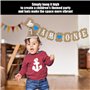 NYGGTYK Bannière De 1 an Et Chapeau d'anniversaire De 1 an, Chapeau d'anniversaire pour Enfants, Fournitures De Fête d'anniversa