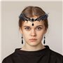HDGSAFD Bandeau 1 Pièce Et 1 Paire De Boucles d'oreilles, Accessoires Vintage, Accessoires Gothiques, Accessoires De Vêtements, 