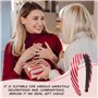 2 Pièces De Bandes De Cheveux Larges Pour Femmes Et 2 Bagues À Cheveux À Carreaux, Accessoires De Cheveux Rétro, Accessoires De 