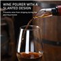 Refroidisseur de Vin en 2 Pièces - Bouteille en Acier Inoxydable, Accessoires 3 en 1 - Cadeaux pour Hommes et Amateurs