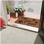 1 tapis antidérapant pour la cuisine, tapis antidérapant pour l'entrée de la maison, tapis de sol intérieur durable paillasson a