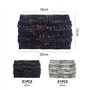 2 bandes tricotées pour femme - Oreilles d'hiver tressées confortables doublées en polaire pour les sports de plein air