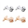 RELKLYU 2 Paires De Boutons De Manchette pour Hommes