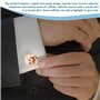 RELKLYU 2 Paires De Boutons De Manchette pour Hommes, Boutons De Manchette Simples À La Mode, Accessoires De Chemise, Boutons De