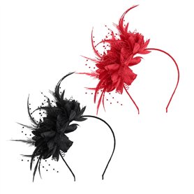 2 Morceaux De Bande De Cheveux En Plumes