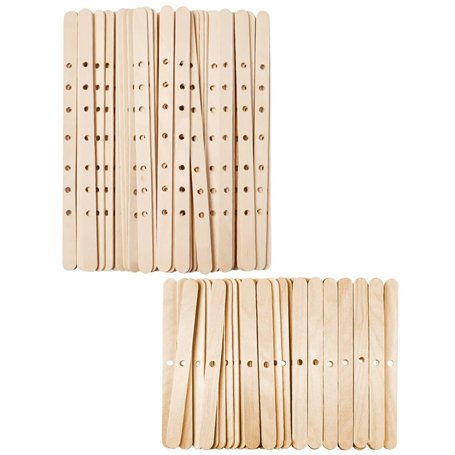 100 Morceaux De Bâtons en Bois