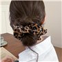 3 Morceaux De Bandeau À Imprimé Léopard Et 1 Morceau De Bague À Cheveux À Imprimé Léopard, Accessoires De Cheveux Rétro, Bandeau
