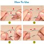 Anneaux de Livre,40 PCS Anneaux de Reliure Métalliques Anneaux Articulés 30mm Anneaux pour Connexion de Feuilles Anneaux de Clas