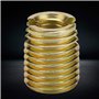 20Pcs 302 inserts auto-taraudeurs, inserts taraudés en acier au carbone, insert en bois écrou meubles inserts en bois inserts fi