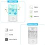 Tiardey 5 pièces Accessoires de Nettoyeur d'humidificateur Universel Filtre/Nettoyage du réservoir de Poisson, améliore la propr
