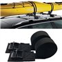 Tiardey 1 Paire de Sangles d'arrimage Noires de 10 Pieds,Sangle de cano de Planche de Surf,Sangles de Kayak de Toit de Surf,Sang