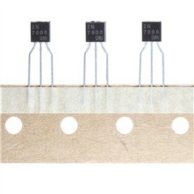 (Paquet de 20) 2N7000 TO-92 MOSFET à canal N encapsulé en plastique 60V 0.2A 625mW