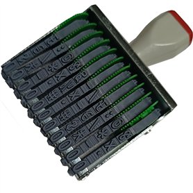zeng 11 Chiffres Numéro Tampon Bureau