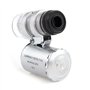 Aussel 60X Mini poche éclairante Jewelers Loupe Loupe Microscope réglable avec UV Détecteur de fluorescence et LED White Lights