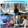 siaviala Extension d'écran pour Ordinateur Portable, Upgraded Ultra-Mince 14" FHD 1080P Portable Monitor, Lightweight Double Ecr
