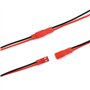 D-Orange 20 Paires JST 2 Broches Connecteur 22 AWG JST Connecteur de Prise 2 Pin Adaptateur de Connecteur Mâle et Femelle avec C