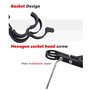 Guidon de Vélo Extenseur - Extension de Guidon de vélo - pour Lampes De Vélo, Compteur De Vitesse, Appareils Photo Sportifs Ou S