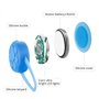 iPobie 5 Pièces Pendentif Lumineux Chien, Collier de Sécurité pour Chien en Silicone LED Pendentif Lumineux Clignotant pour Cour