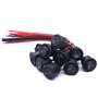 Taiss 10 pièces interrupteur 12v on off SPST 2 broches 2 positions Interrupteur à Bascule rond 6A/250V AC pour Voiture Camion Ba