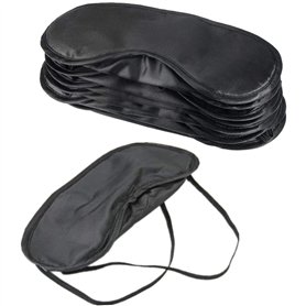 POFET Lot de 10 masques doux pour les yeux avec coussinet nasal pour dormir en voyage
