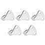 POFET Lot de 5 crochets muraux pour manteaux en acier inoxydable,Porte Crochet Patere Manteau Mural Murale Accroche