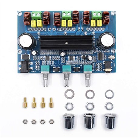 DollaTek XH-A305 tpa3116d2 bluetooth 5.0 carte amplificateur numérique 2.1 canaux haute puissance