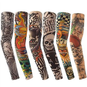 Vordas Manches Faux Tatouage