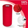 Rouleau de Tulle, Bobine de Tulle en Polyester Tulle Ruban pour Décoration Chemins de Table Mariage Emballage Tutu Banquet Jupe 