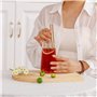 Pailles Bubble Tea Réutilisables Lot de 7 Acier Inoxydable Pailles à Boire en Métal Extra Larges 10mm Design Pointu avec 2 Bross