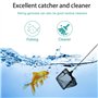 Filet pour la pêche en Aquarium Petit Épuisette pour la Pêche avec 15-45cm Longue Poignée Extensible, Épuisette pour Poissons Té