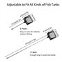 Filet pour la pêche en Aquarium Petit Épuisette pour la Pêche avec 15-45cm Longue Poignée Extensible, Épuisette pour Poissons Té