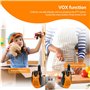 Retevis RT602 Talkie Walkie Rechargeable, Jouet Enfant avec Base de Chargement et Li ION Batterie, Lampe Poche, Cadeau pour Camp