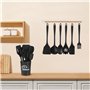 22 Pièces Ustensiles de Cuisine,Ustensiles de Cuisine en Silicone,Batterie de Cuisine Résistante à la Chaleur, avec Seau de Rang