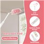 Lot de 46 pour 360° Plumeau Poussiere Recharge,Recharges Plumeau Duster,avec 1 poignée télescopique,Peut être utilisé pour Une v