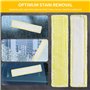 8 Pièces de Rechange l'aspirateur de Vitres pour Kärcher,Accessoires pour Nettoyeur de Vitres – Tampons de Nettoyage en Microfib