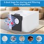 BUCOMTU Kit 24 pcs pour Dreame L10s Ultra Gen 2/Mova E30 Ultra/L10s Pro Ultra Heat/X30 Ultra: 1 brosse principale, 6 sacs à pous