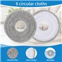 BUCOMTU Kit 24 pcs pour Dreame L10s Ultra Gen 2/Mova E30 Ultra/L10s Pro Ultra Heat/X30 Ultra: 1 brosse principale, 6 sacs à pous