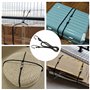12 Piècesé Tendeurs Elastique avec Crochets, Quatre Tailles, Cordes élastiques. pour Une Fixation extérieure sûre des vélos, bâc