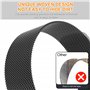 AIDOWU Bracelet pour Garmin Venu 3/2/Forerunner 265/265 Music /255/255 Music/Vivoactive 4 Acier Inoxydable Fermoir Magnétique,Br