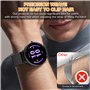 AIDOWU Bracelet pour Garmin Venu 3/2/Forerunner 265/265 Music /255/255 Music/Vivoactive 4 Acier Inoxydable Fermoir Magnétique,Br